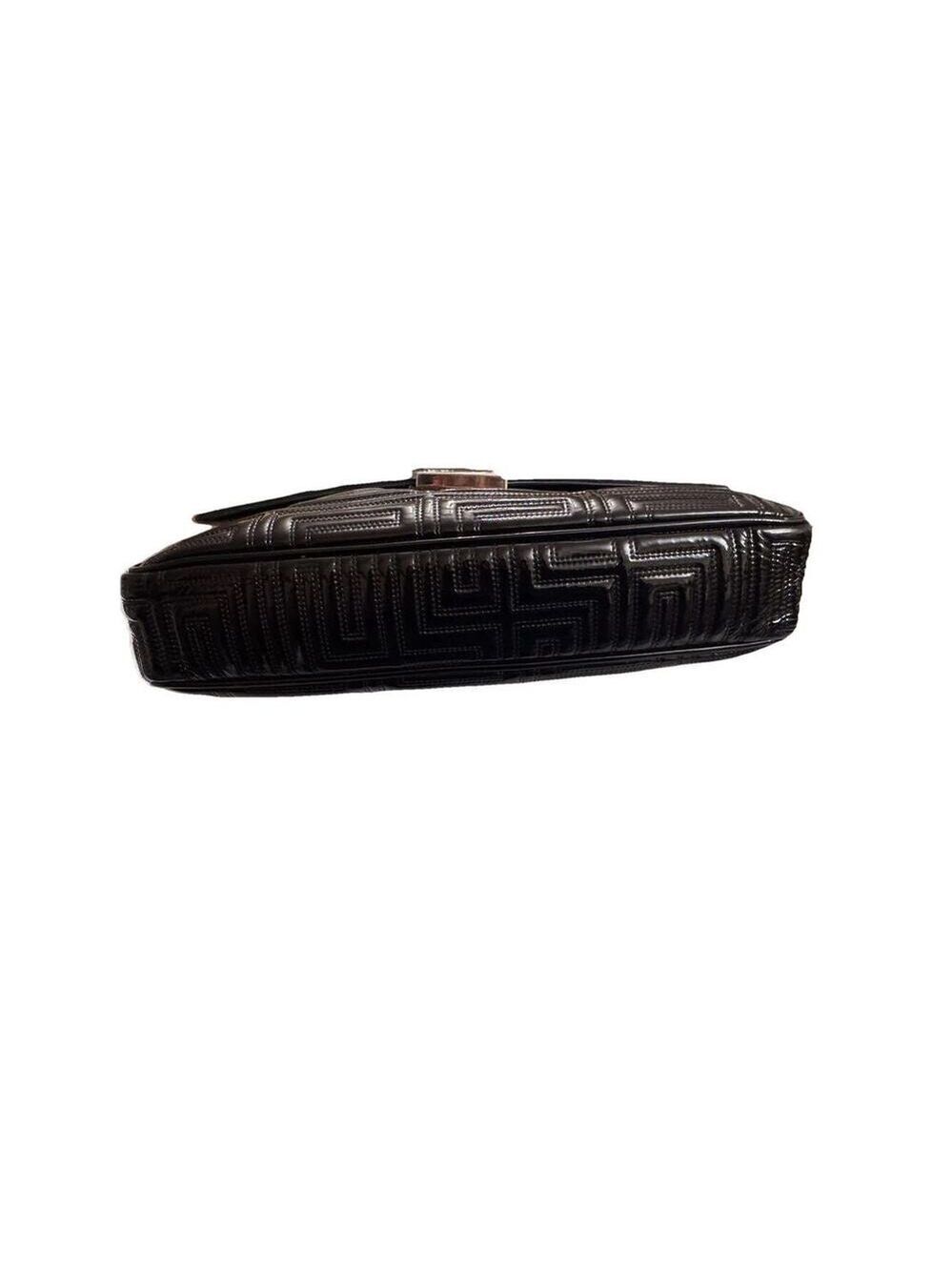 Gianni Versace Quilted Patent Leather Shoulder Bag - Picture 13 of 16